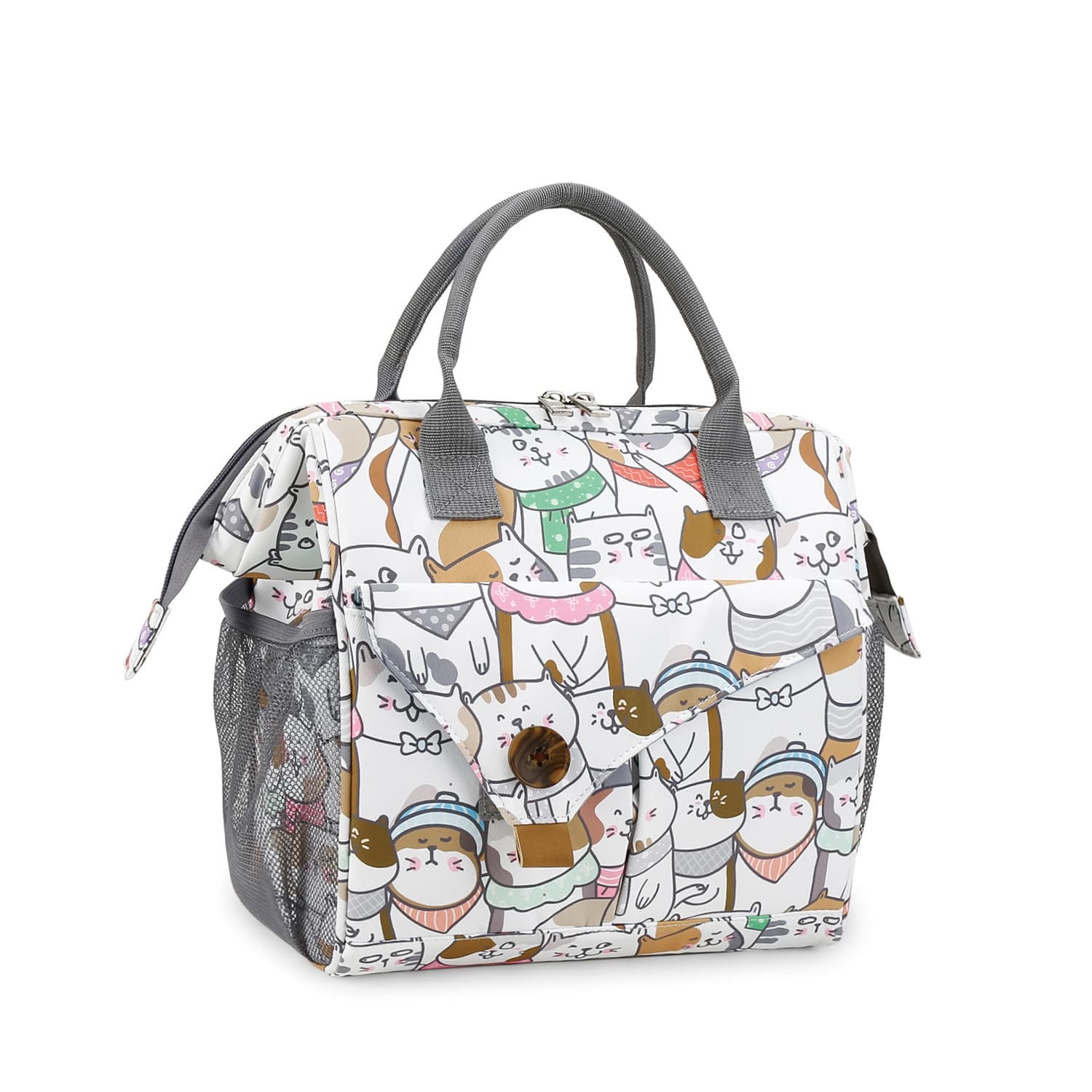 Printed Hand Carry Diaper Bag, Portable Waterproof Baby Bag, Lightweight Travel Diaper Bag for Moms, Diaper Bag