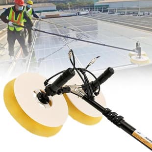 Jepus Solar Panel Cleaning Machine Dual Head Electric Cleaning Brush for Amazon Cross-border Trade Equipment Tools