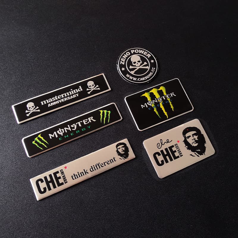 Off-Road Vehicle Decal Sticker Che Guevara Creative Car Body Decal Modification Tail Badge Metal Sticker Exterior Accessories