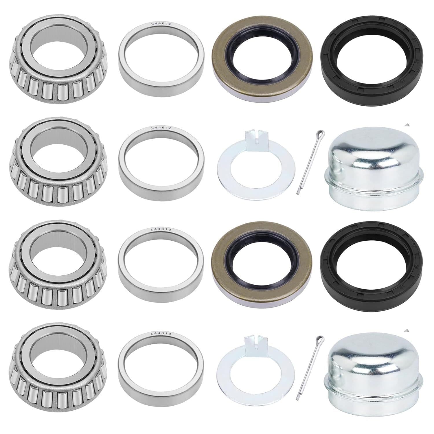 Trailer Hub Bearing Kit L44643 for 1-inch Spindle Trailers