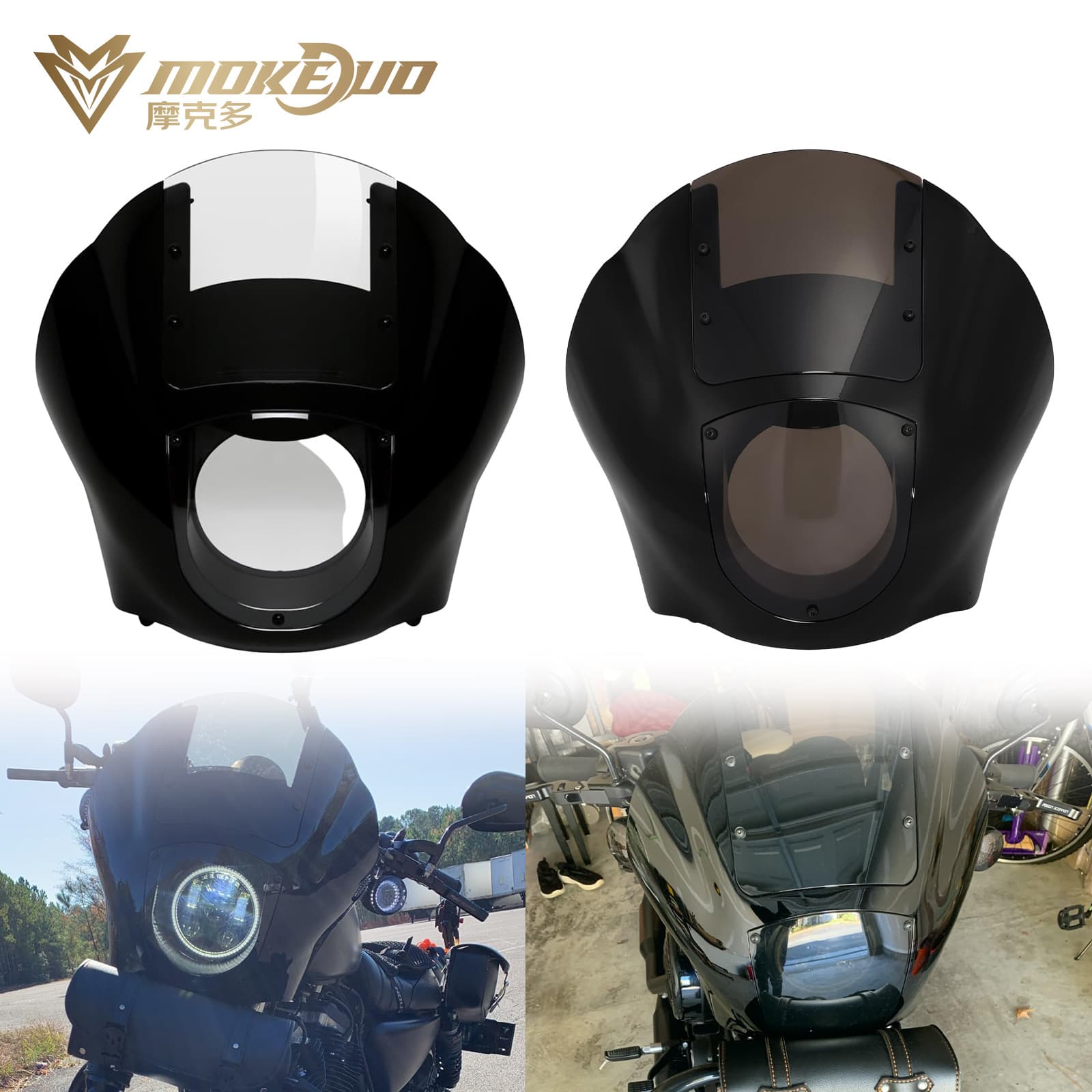 Suitable for Harley XL883 1200 modified motorcycle fairing hood, deflector, windshield hood 95-05