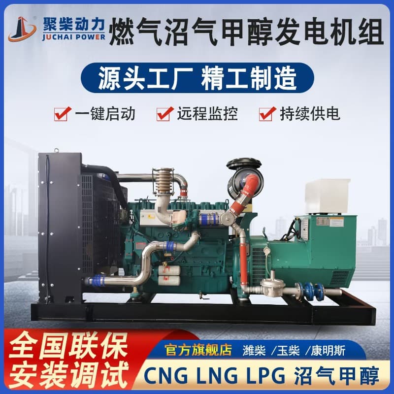 150KW Biogas Generator Set, 200kW Biogas Generator, 250KW Oil Field 300kw Gas Generator