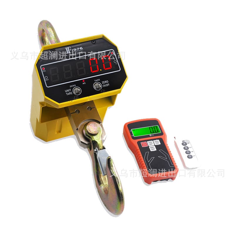 Electronic Hanging Scale Industrial Crane Scale 1 Ton - 10 Ton Remote Control Operation Hook Scale Cross-border Export Electronic Weighing
