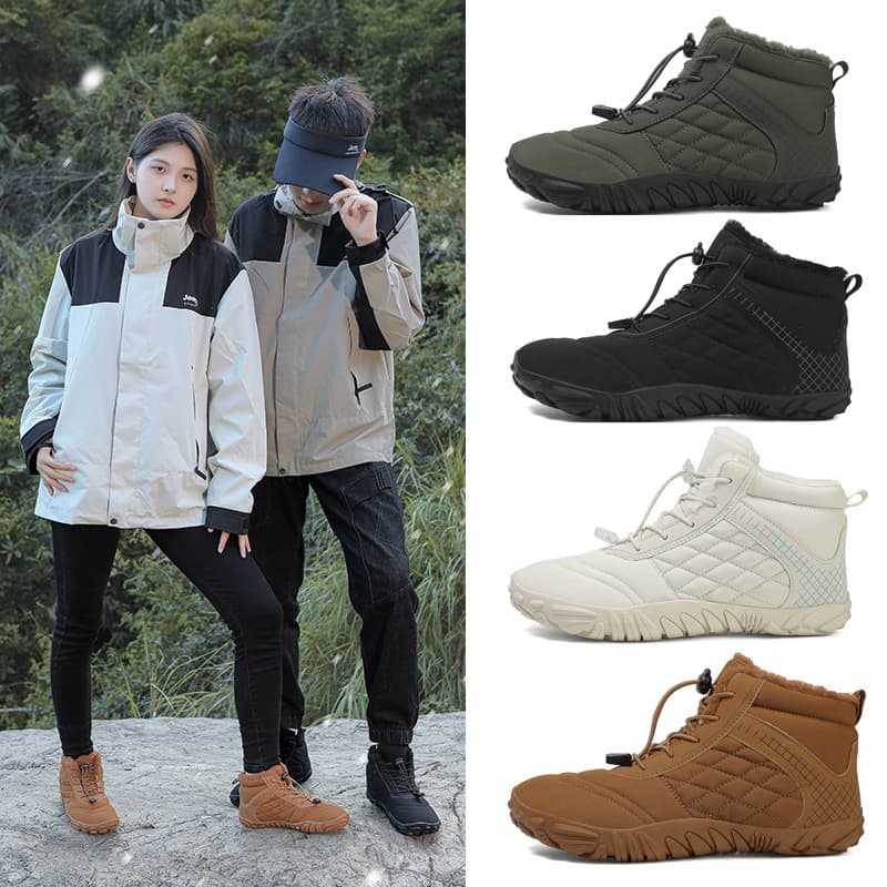 Cross-border New Style Cotton Shoes Unisex Comfortable Warm Cotton Boots Lined Thick Snow Boots Couple Casual Cotton Shoes