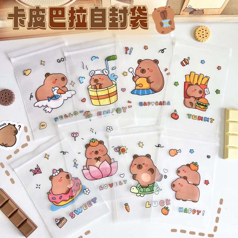 Children's Day Cartoon Cute Animal Snack Bag, Girl's Heart Cookie Candy Small Mask Storage Bag, Candy Bag