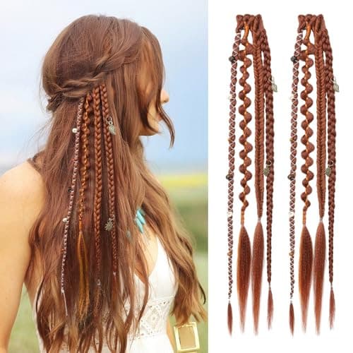 Ponytail Braid Wig Women European American Three-Strand Braid Elegant Braid Natural Realistic Drop Clip Ponytail Braid
