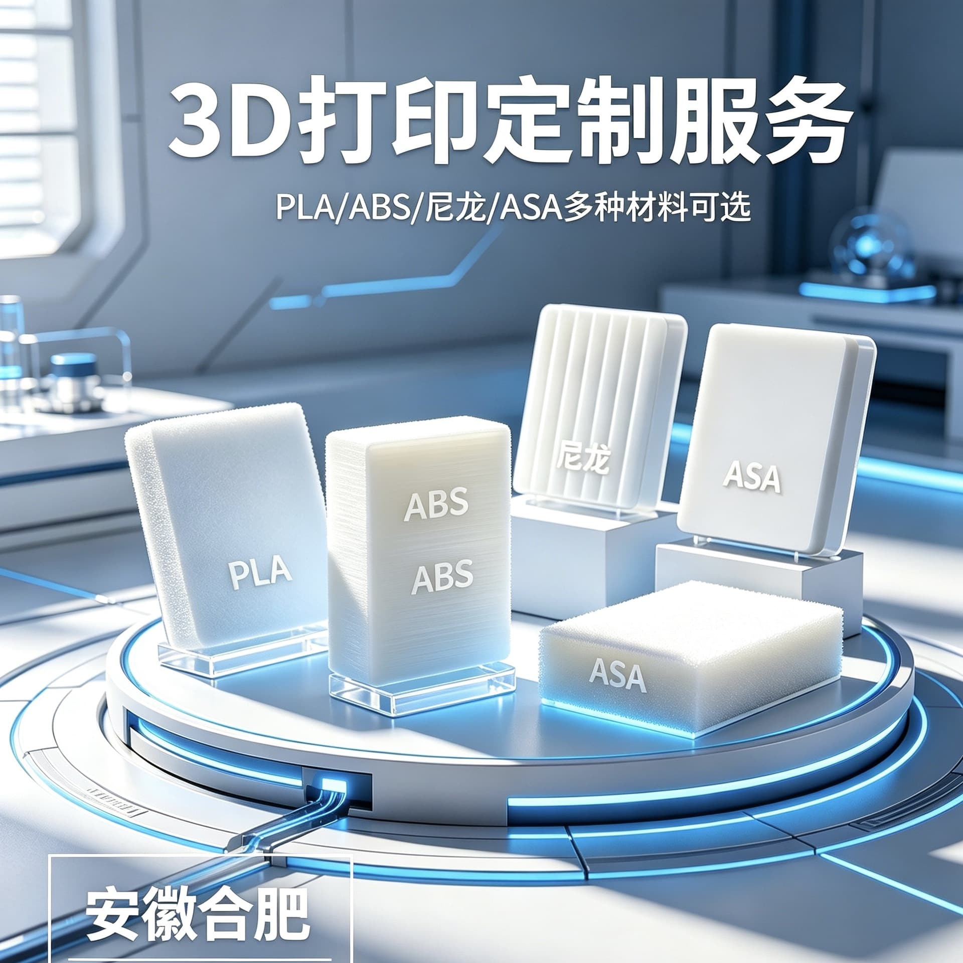 Hefei 3D Printing Custom Service Sample Prototyping FDM PLA ABS Nylon ASA Bambu Lab H2D
