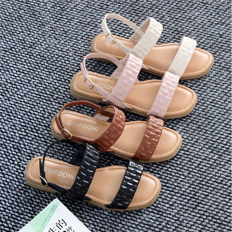 Cross-border foreign trade flat sandals summer women's beach shoes craft shoes versatile comfortable sandals Ladies sandals