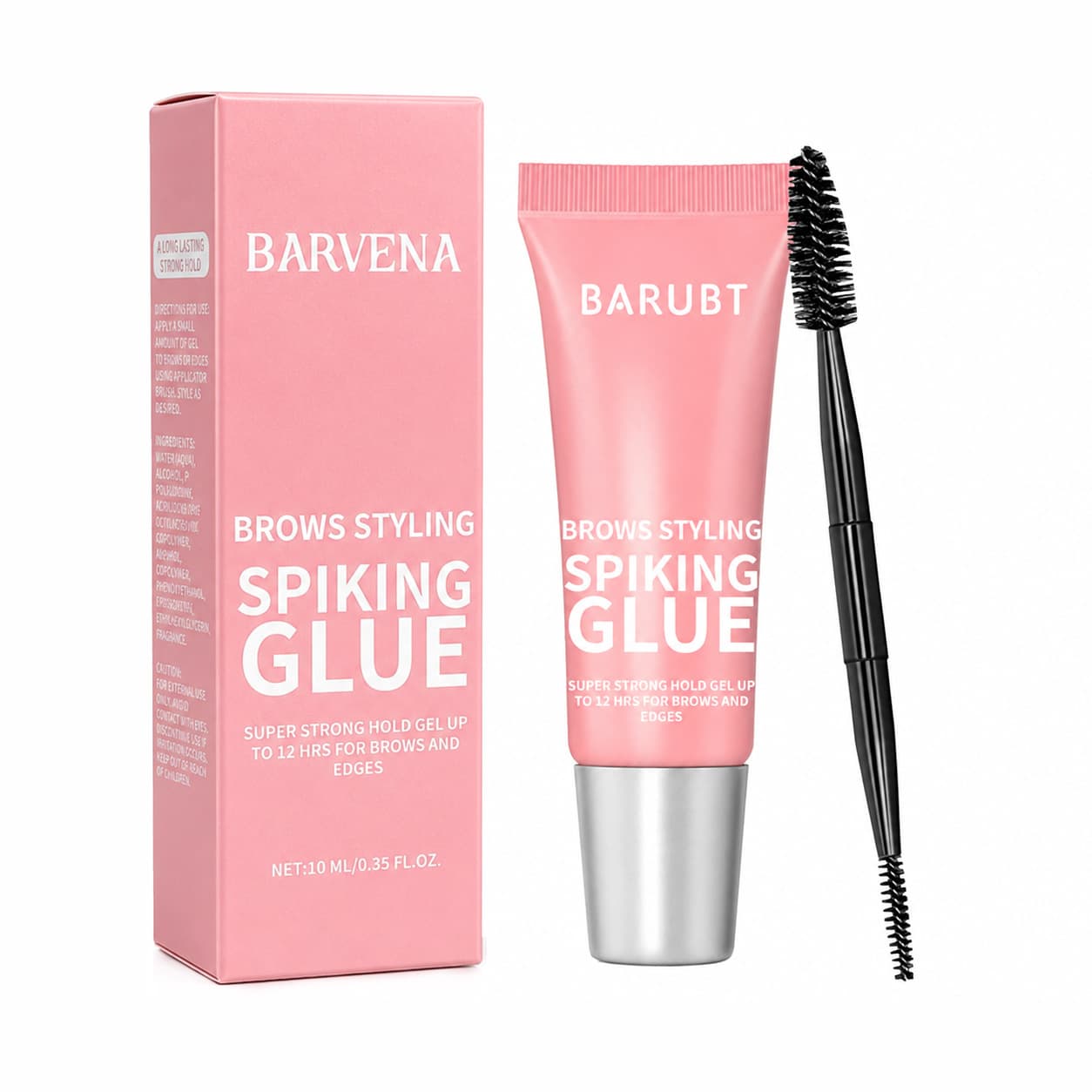 Cross-Border Popular Barubt Wild Eyebrow Styling Liquid Colorless Transparent Eyebrow Cream Gel Eyebrow Pencil Waterproof and Non-Smudged for Women