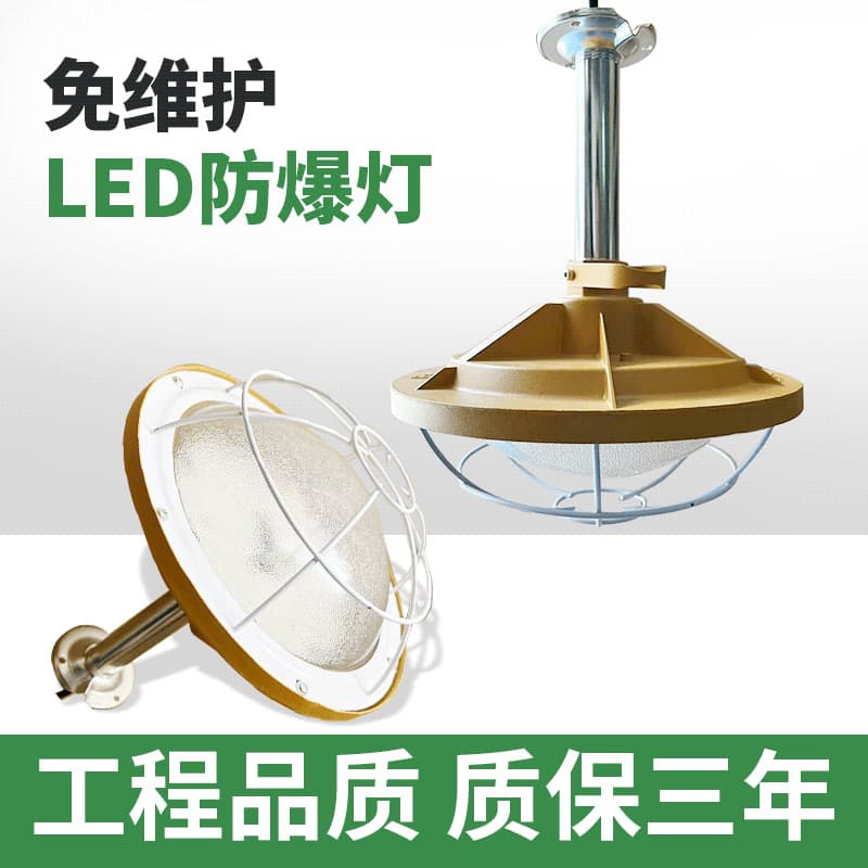 LED Explosion-Proof Light Ultra-Bright Round Explosion-Proof Surface-Mounted Factory Specific Industrial and Mining Light Strong Light Explosion-Proof Mine Light