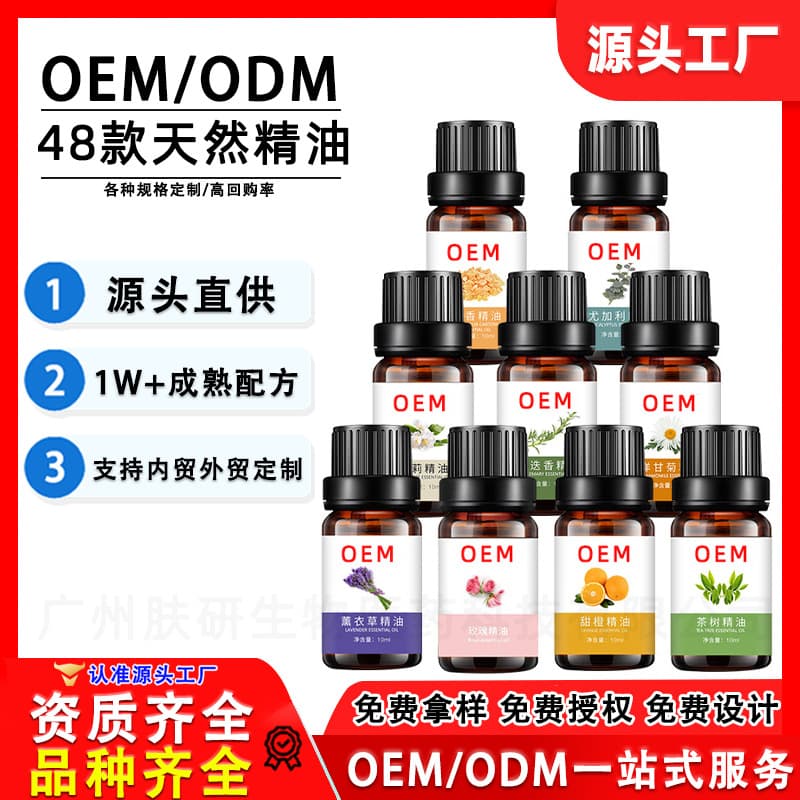 Custom Mugwort Essential Oil Refreshing Massage Scraping Oil Body Warming Oil Rose Compound Essential Oil OEM