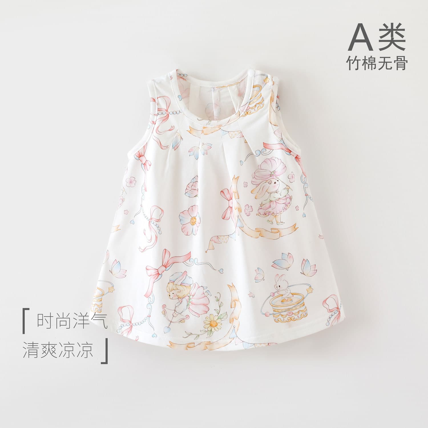 2026 New Baby Girl Dress Summer Thin Little Princess Tutu Dress Toddler Girl Dress
