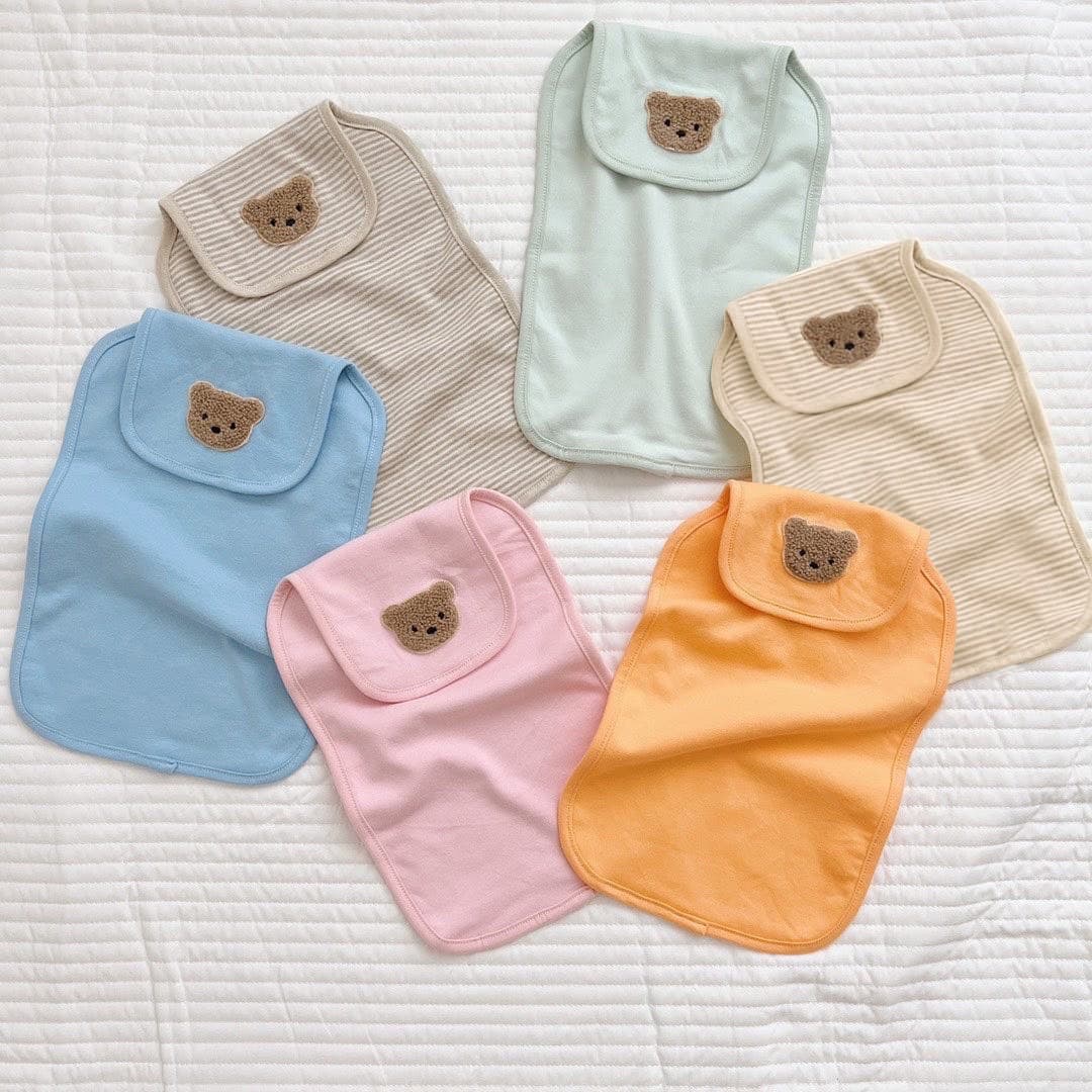 Pure Cotton Sweat Absorbing Towel for Kids Nursery Boys Girls Summer Back Pad Large Size Infant Baby Comfortable Breathable