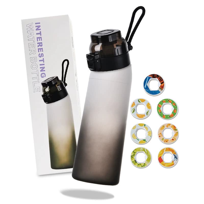 Amazon 650ml Fruit Flavor Cup 0 Sugar 0 Calorie Scented Cup Amazon Cross-Border Sports Water Bottle with Pop-Up Lid