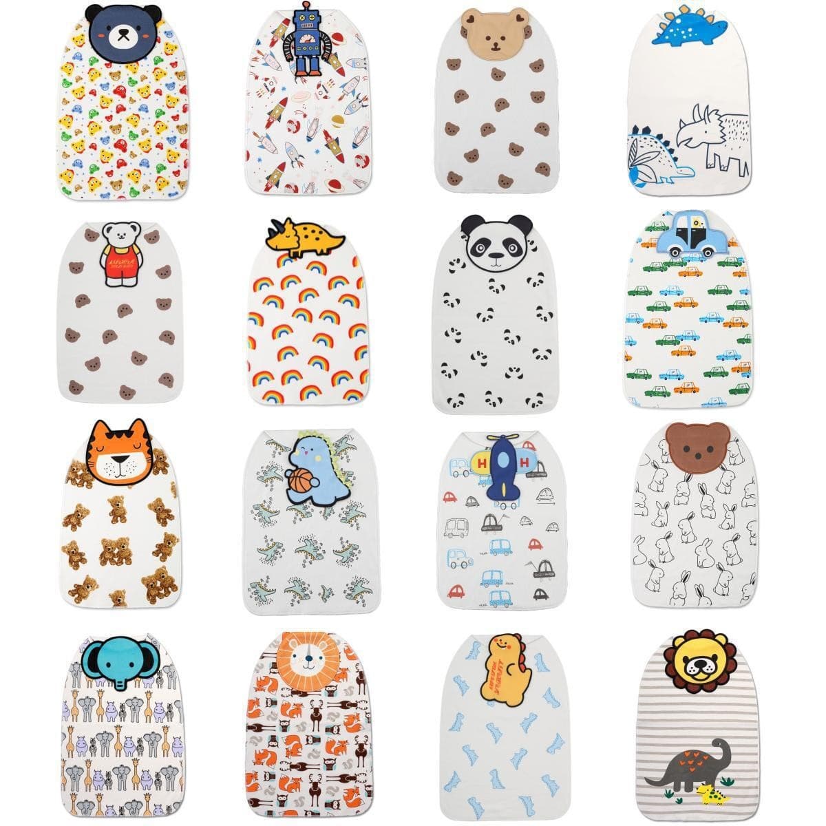 Dongguan Lucky Wings Cotton Sweat-Absorbing Towel for Children, Baby Sweat Towel, Pure Cotton Sweat Towel, Infant Class A