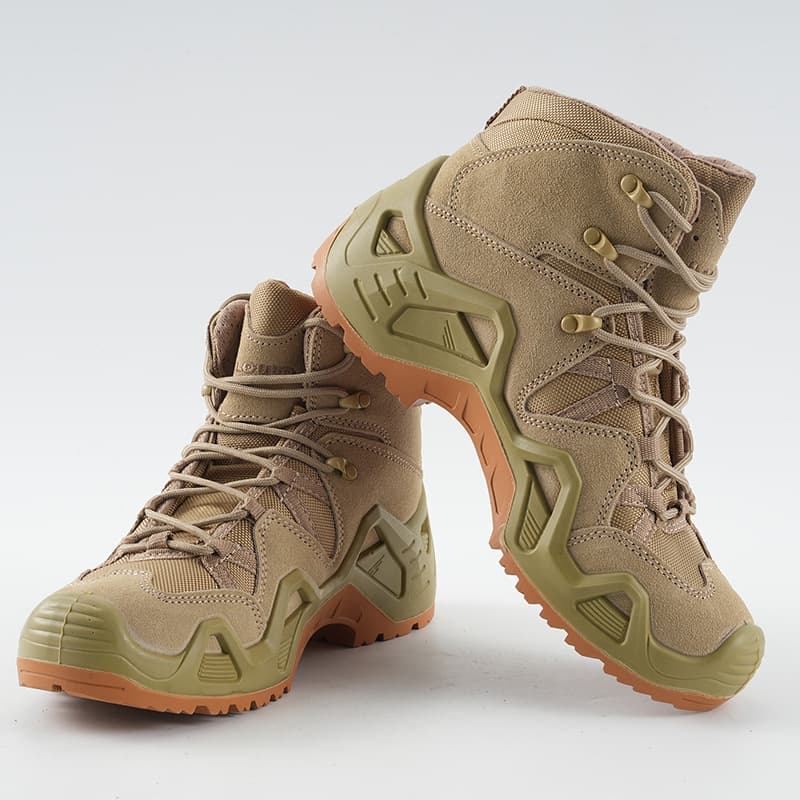 Desert Combat Boots Men's Outdoor Combat Waterproof Tactical Boots Hiking Shoes Trekking Special Training Riding Boots Fishing