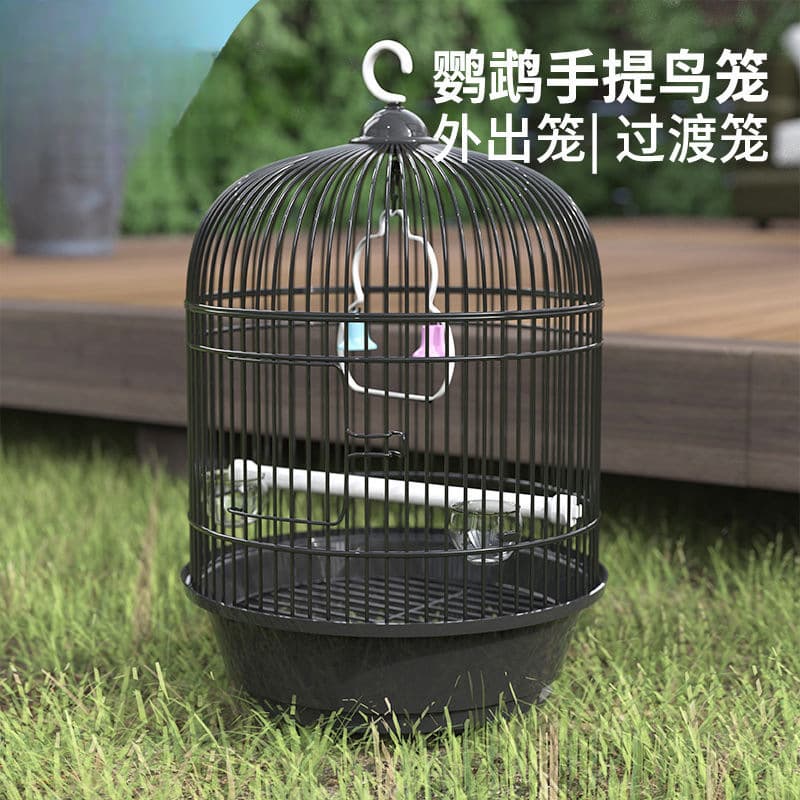 Bird Cage for Budgie, Peony, Zebra Finch, Travel Cage, Garden Bird Cage