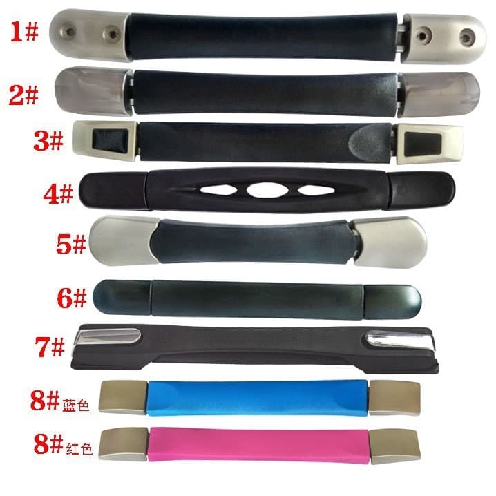 Durable luggage handles, golden telescopic soft handles, luggage hardware accessories, handles, trolley box accessories