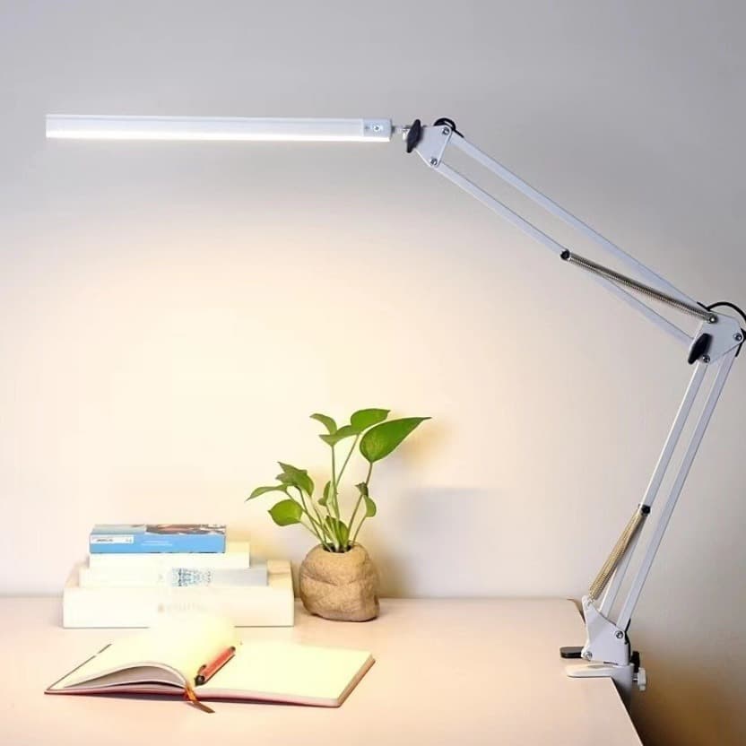 Long-arm Desk Lamp, Straight Learning Desk Lamp, Work Light, Computer Lighting, USB Lamp, American-style Folding Desk Lamp