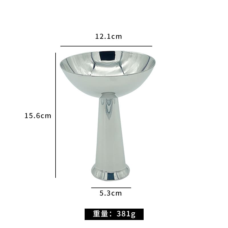 Cross-border 304 Stainless Steel European-style Ice Cream Bowl, Pudding Cup, Snack Bowl, Premium Dessert Tableware
