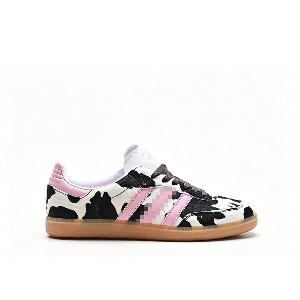 Cross-border Putian De Training Shoes Samba Shoes Unisex Round Toe Color Block Leopard Print Board Shoes Casual Sports Shoes