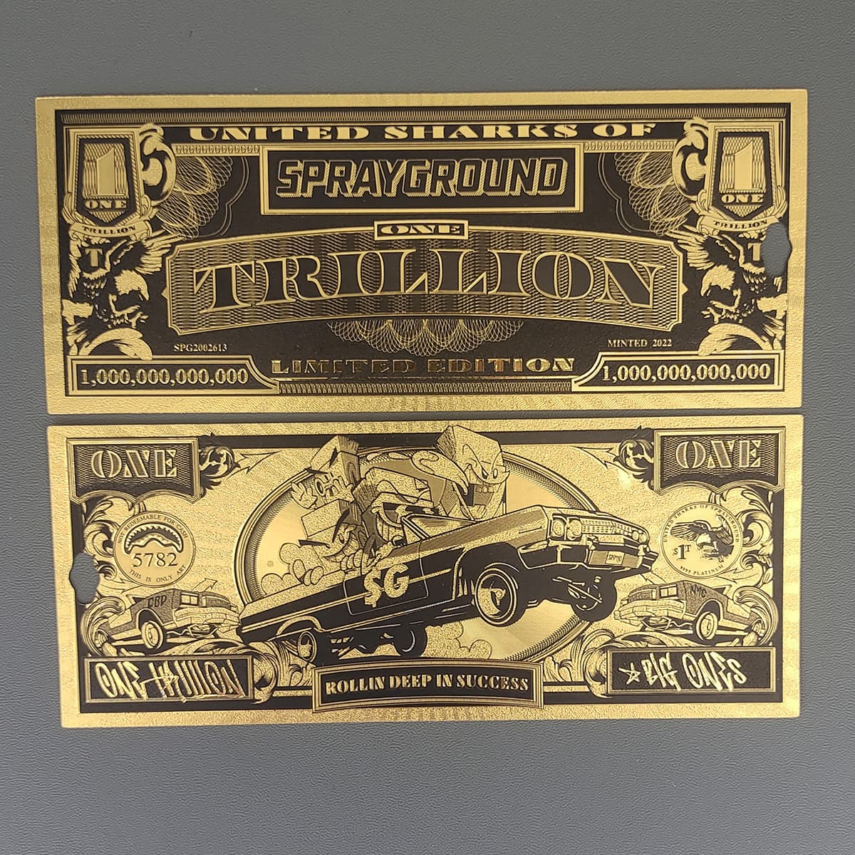 Cartoon Toy Gold Foil PET PVC Plastic 24K Commemorative Collection Coin Gold Note Card, Direct from Manufacturer with Custom Printing
