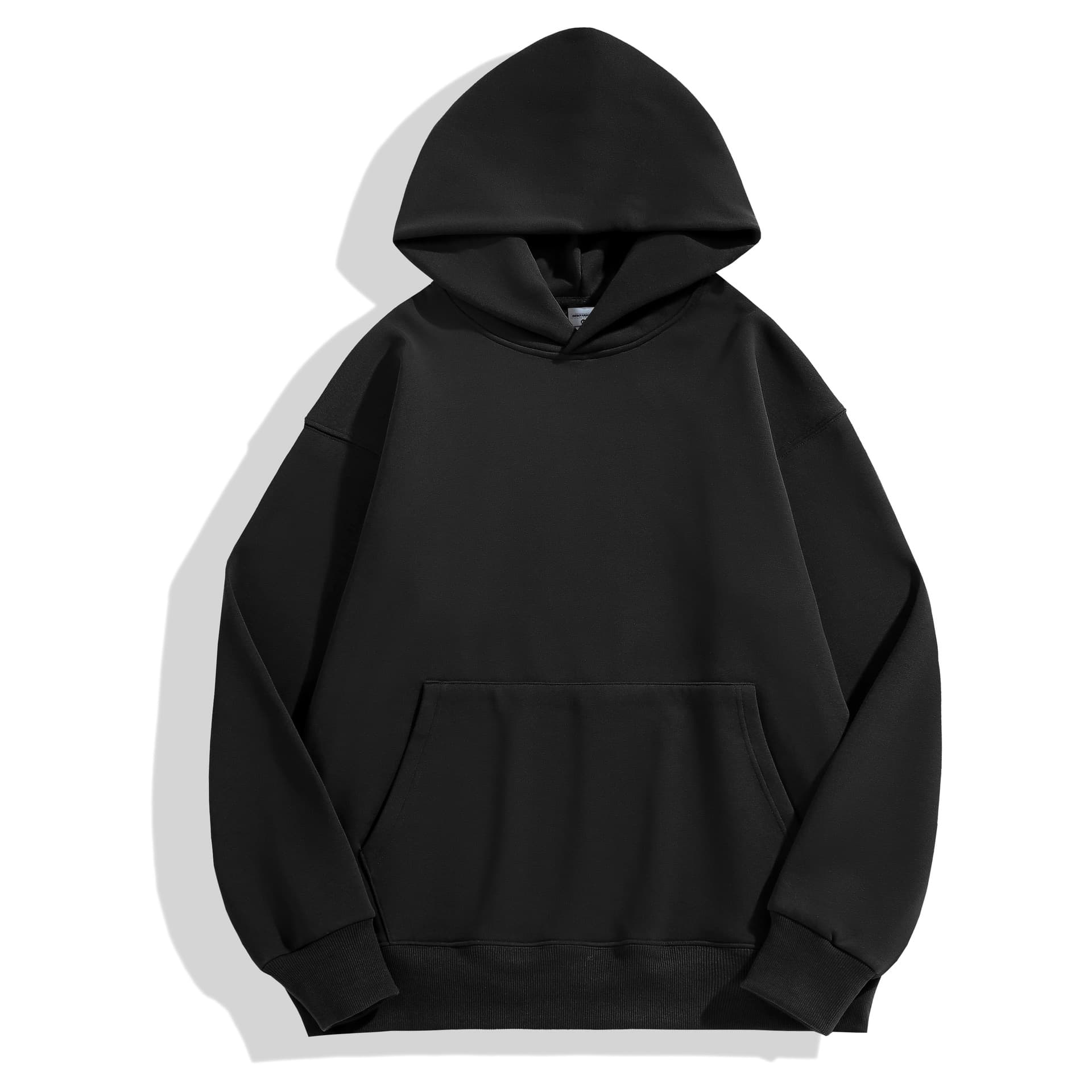 Factory Direct Heavyweight Trendy Loose Fleece-Lined Thick Shearling Stand-Up Hoodie Without Drawstring Structured Jacket