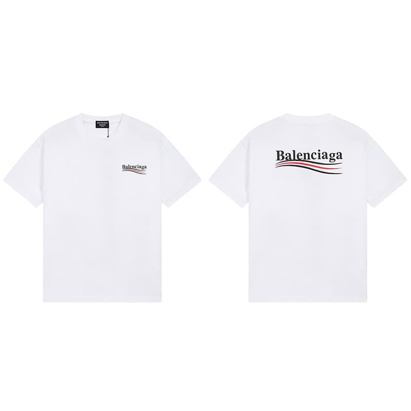 Trendy Paris High-End B Brand T-Shirt 25S Spring/Summer New Heavyweight Pure Cotton Short Sleeve T-Shirt Casual Versatile Unisex