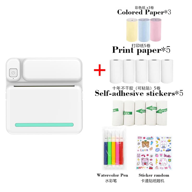 Mini printer wrong title printer photo printer wireless mobile phone multi-function portable printer