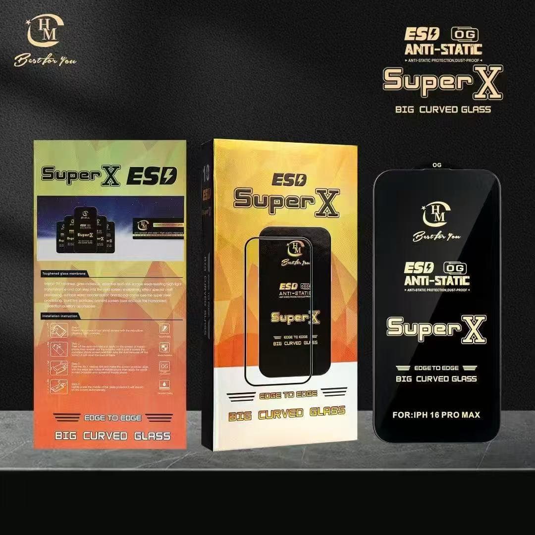 SPUER X HD Tempered Glass Screen Protector for Samsung M17, S25/S26 Full Screen Anti-Static A16 Phone Film