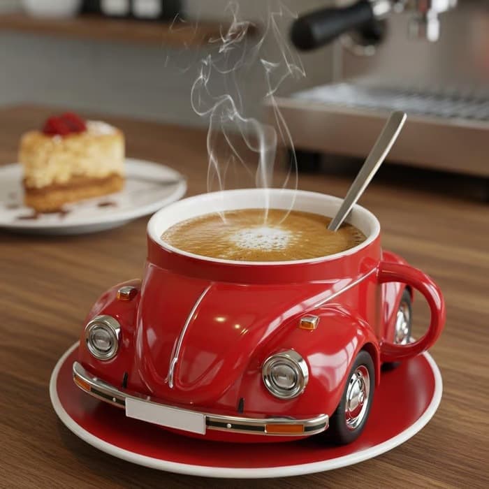 Cross-border New Beetle Shaped Coffee Mug Beetle-Shaped Coffee Cup Mug Household Goods