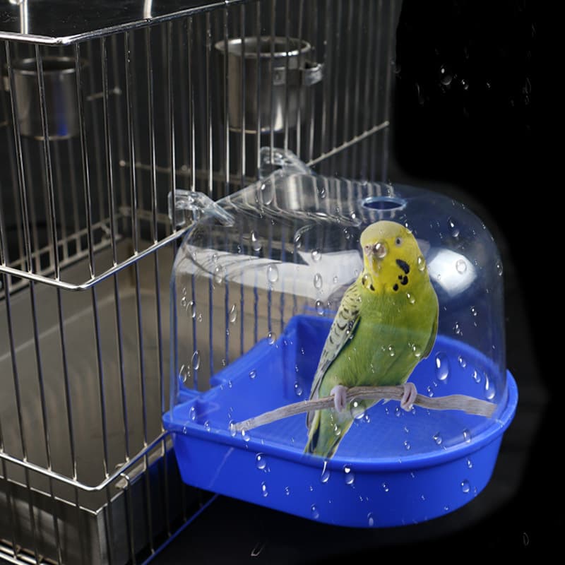 Bird Bath Basin External Hanging Parrot Bath Basin Bird Cage Accessories Bird Supplies Pet Supplies Myna Tiger Parakeet Bath Basin