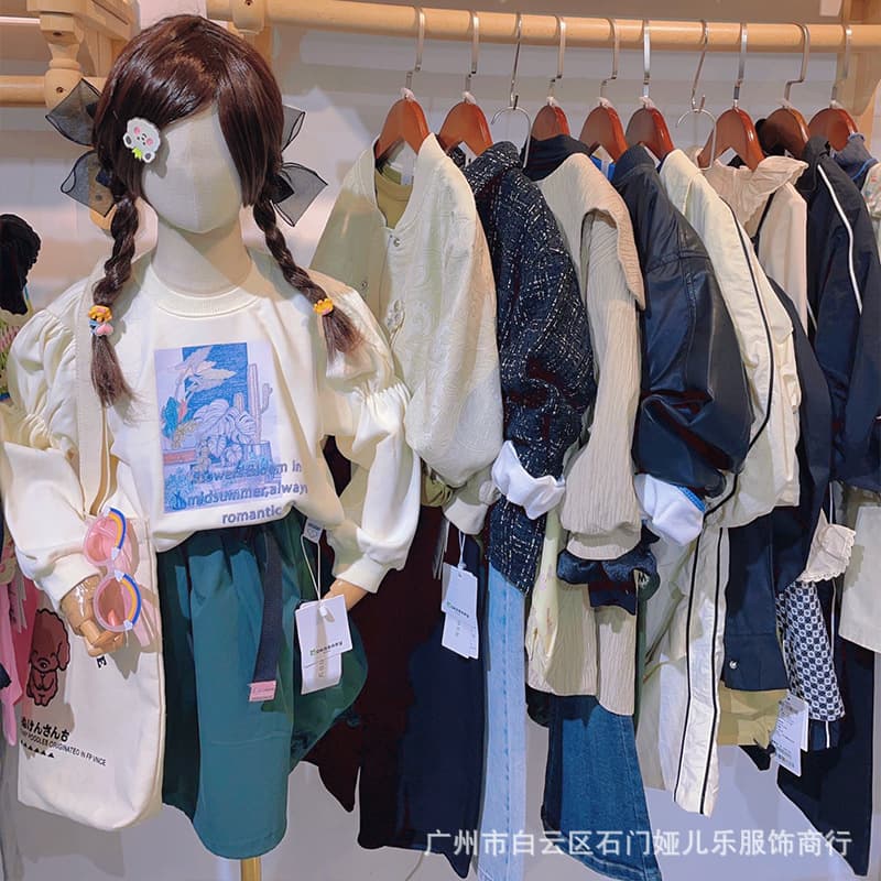 Huzhou Zhili Children's Clothing Korean-Style Autumn Outfits for Boys and Girls Brand Sets Factory Wholesale Direct Supply for Live Streaming Sourcing