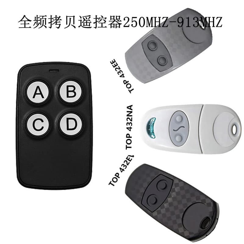 Multi-frequency Copy Remote Control Compatible with CAME TOP432NA TOP432EE TOP432EA 301 Rolling Code