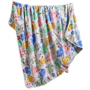 Children's Summer Cotton Quilt, Baby Thin Blanket, Kindergarten Summer Blanket, Baby Rayon Summer Quilt