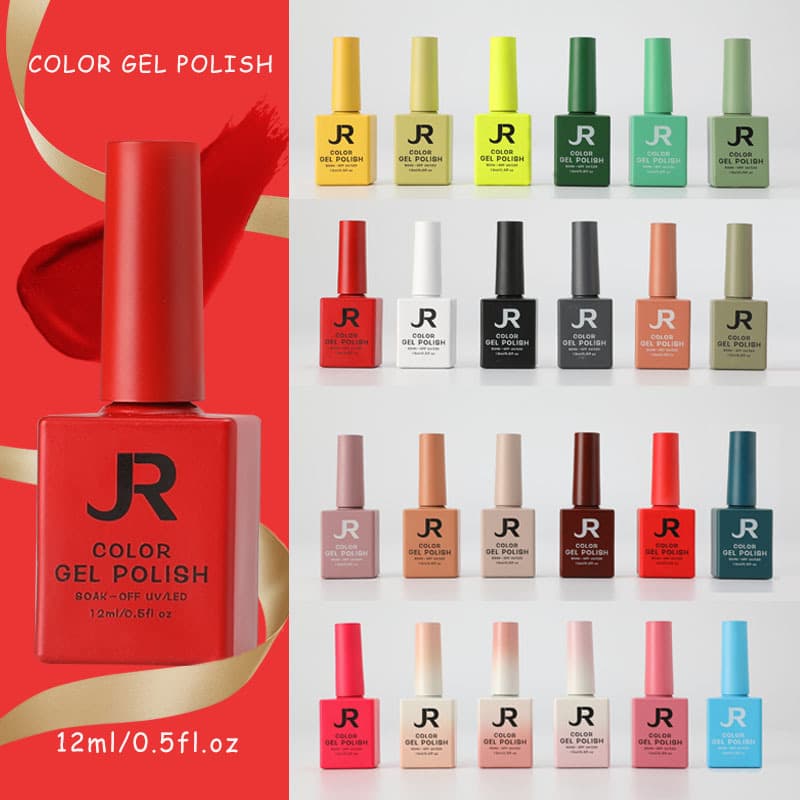 Cross-border Foreign Trade Colorful Bottle Nail Art Gel 81 Colors Solid Color Glitter Nail Polish Gel One Bottle One Color Nail Polish Gel Factory Wholesale