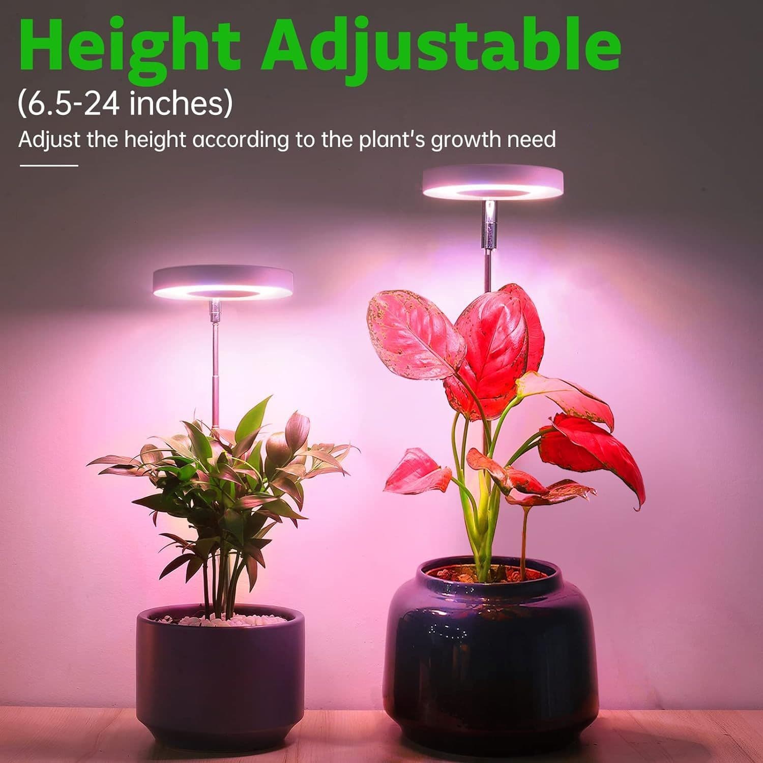 Plant Grow Light Angel Ring USB for Succulent Potted Plants, Suitable for Small Plant Light Supplement