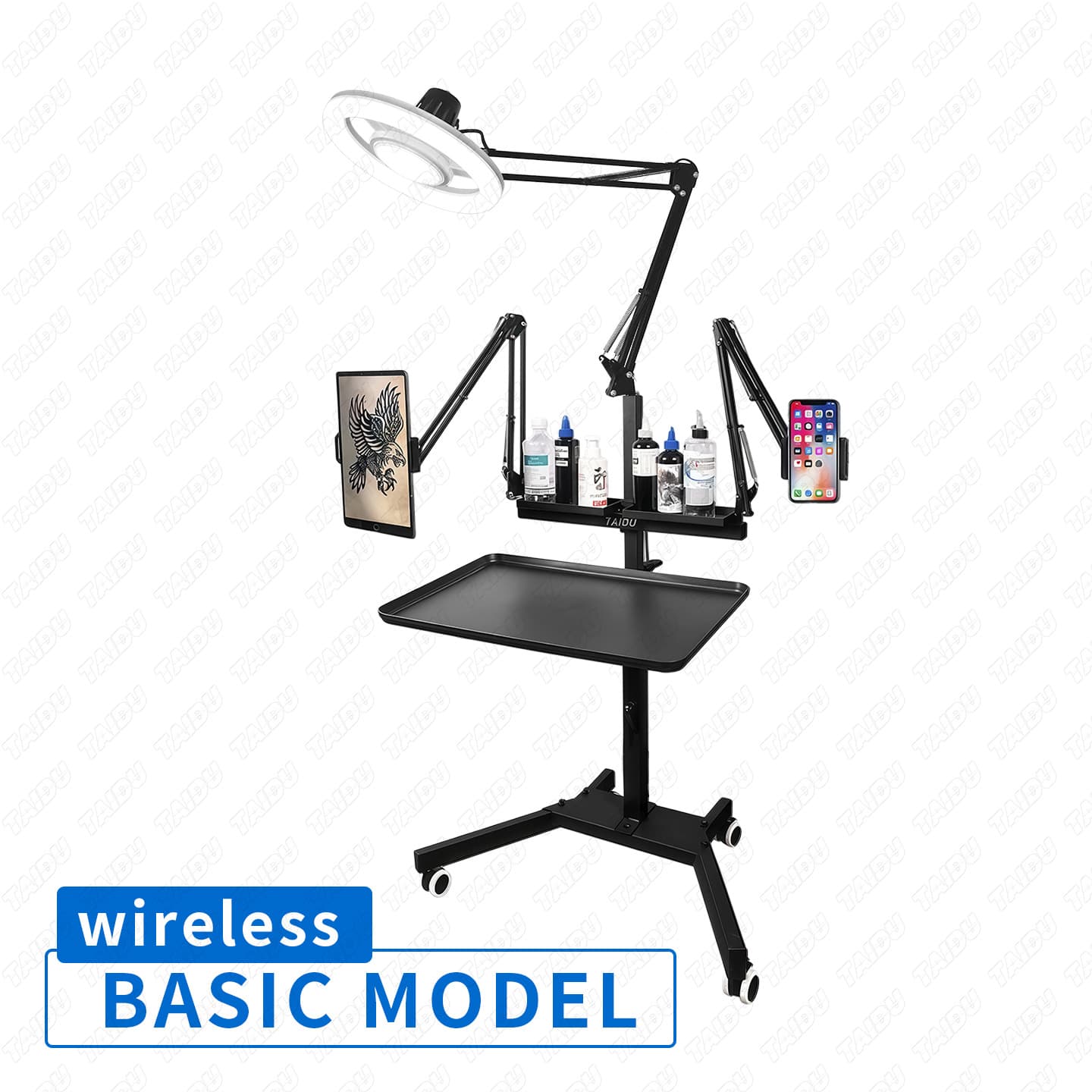 Factory direct supply TAIDU Taidu X4 new double bracket tattoo workbench with light cross-border new tattoo