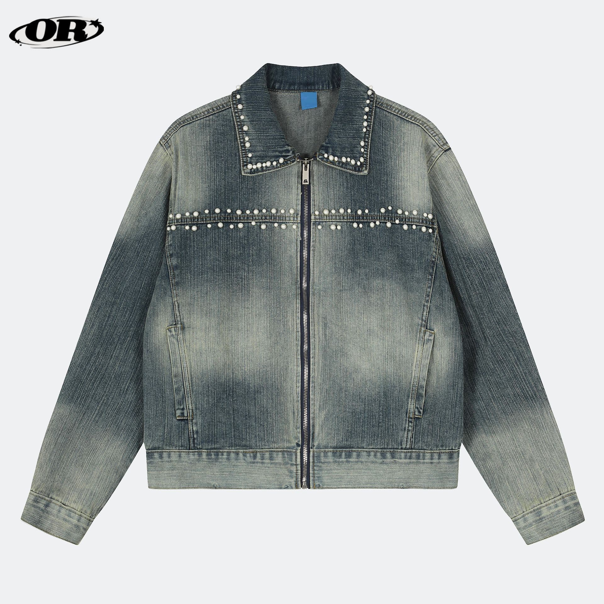Custom American Retro Denim Jacket OEM ODM for Cross-Border E-commerce, Custom Clothing Factory Sample Making Based on Your Design and Samples
