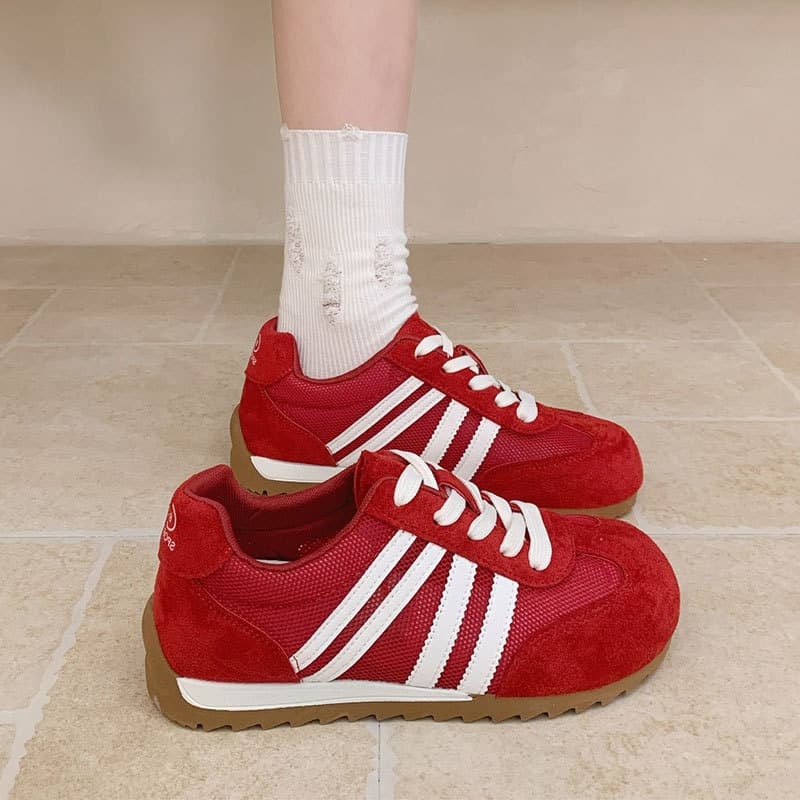 Mesh German Training Shoes for Women, 2026 New Summer Women's Shoes, Versatile Popular Style, Casual Sneakers, White Shoes