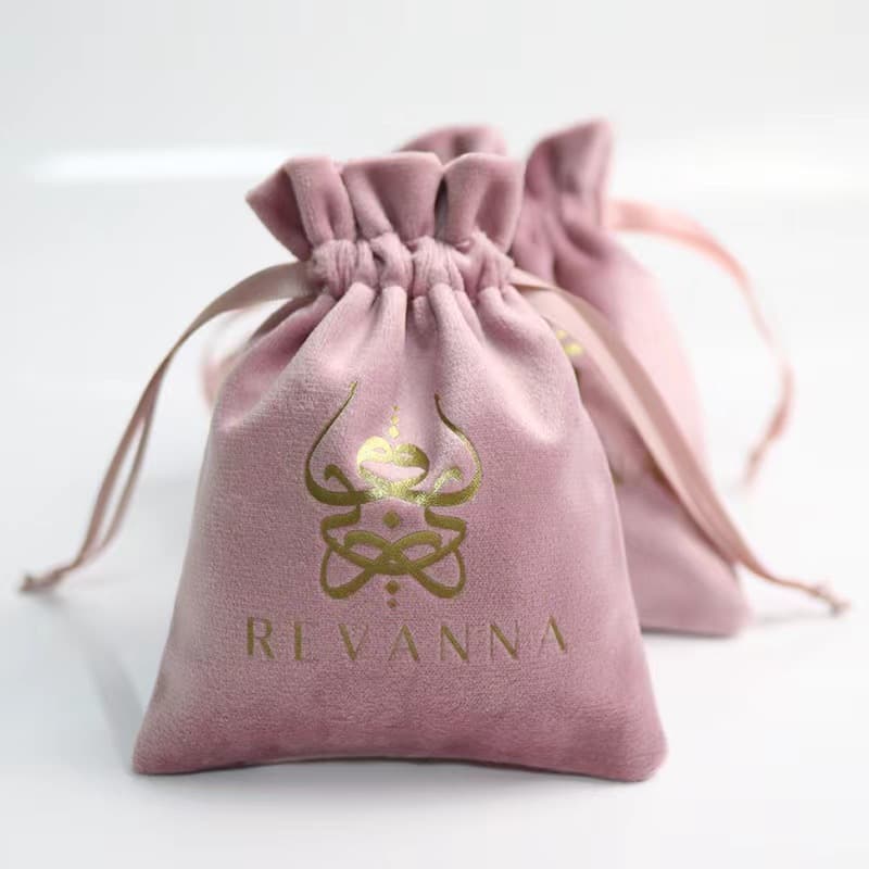 Velvet drawstring bag, jewelry storage bag, velvet candy bag, logo packaging bag