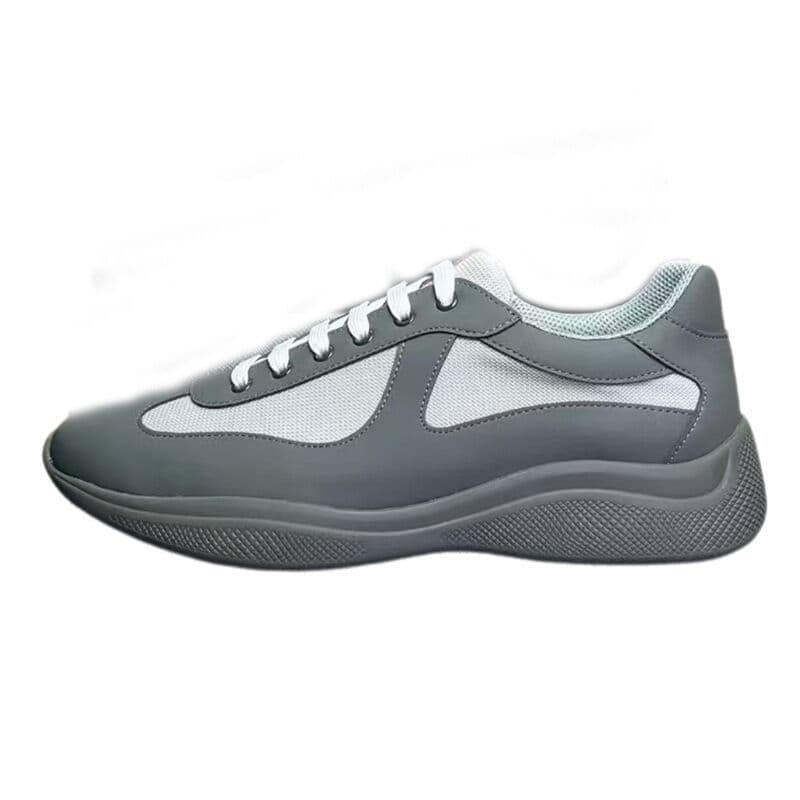 2026 New Trend Hot Selling Stock Foreign Trade P Brand Patent Leather Mesh Breathable Casual Fashion Patent Leather Men's Shoes