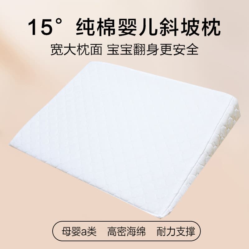 Baby Anti-Reflux Incline Pad, Anti-Spit-Up Choking Pillow, Newborn Tummy Time Pillow, Lying Feeding Pillow, Factory Wholesale