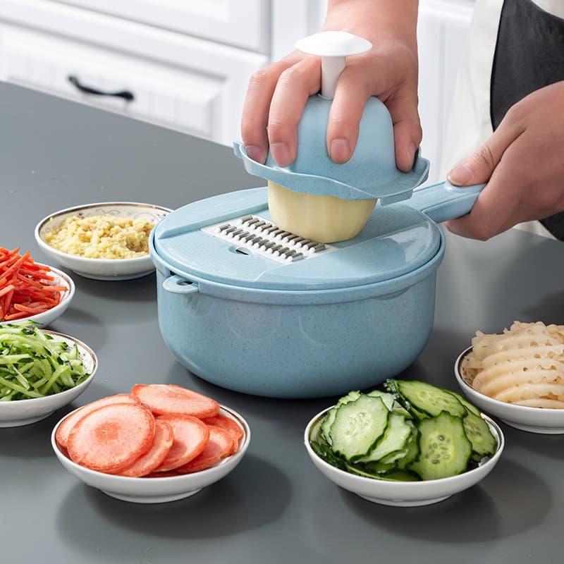Multifunctional Kitchen Vegetable Slicer, Potato Shredder, Grater, Slicer, and Peeler for Home Use