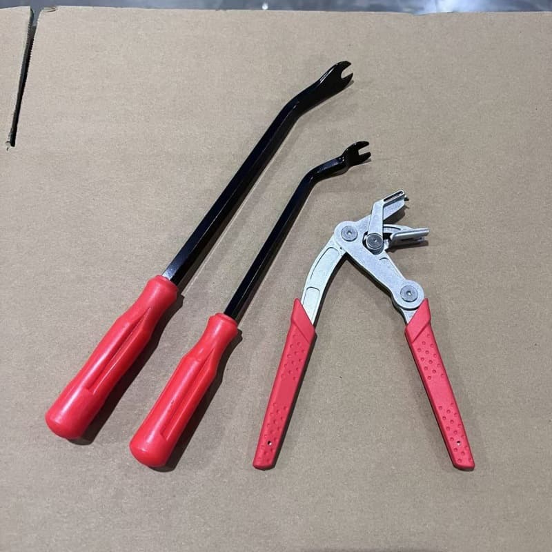 Car snap pliers set multi-functional patented snap removal tool screwdriver crowbar cross-border hot model 3PCS set