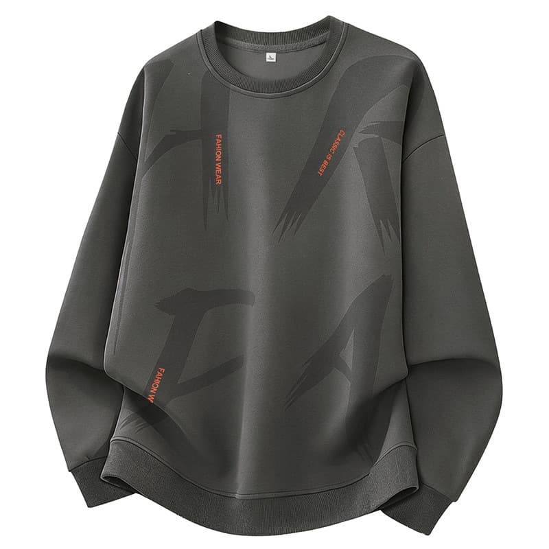 【Plus Size Hoodie M-8XL】2026 New Arrival Printed Hoodie for Men with 3D Line Design, Loose Fit, Autumn