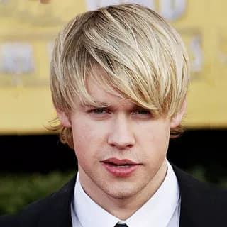 European and American blonde prince wig stage performance foreign men cos fake hair oblique bangs full headgear wig