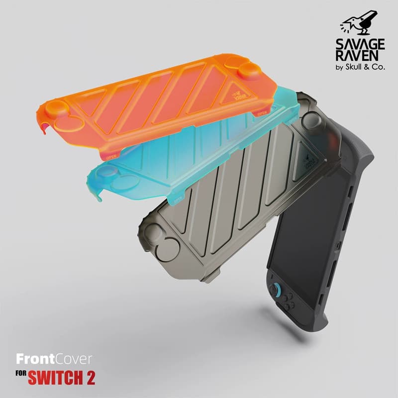Compatible with Skull & Co. Switch 2nd Gen Console Protective Faceplate NS2 Faceplate Set Protective Shell Cover