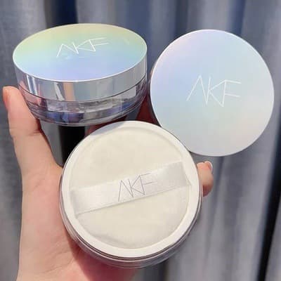 AKF Loose Setting Powder Waterproof Sweatproof Long-lasting Oil-control Non-fading Makeup Powder for Women Official Store Genuine