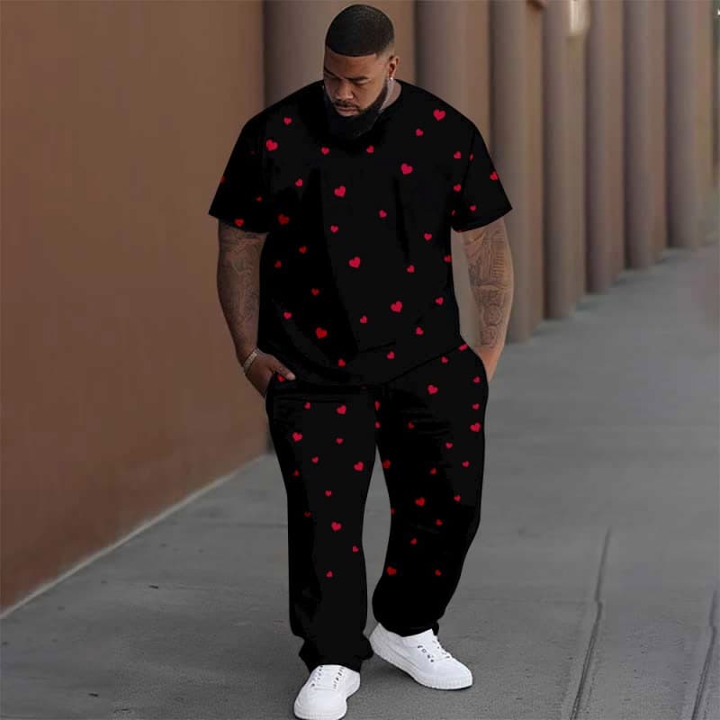 2024 New Cross-Border Independent Station New Men's Short-Sleeved Pants Suit Tb210